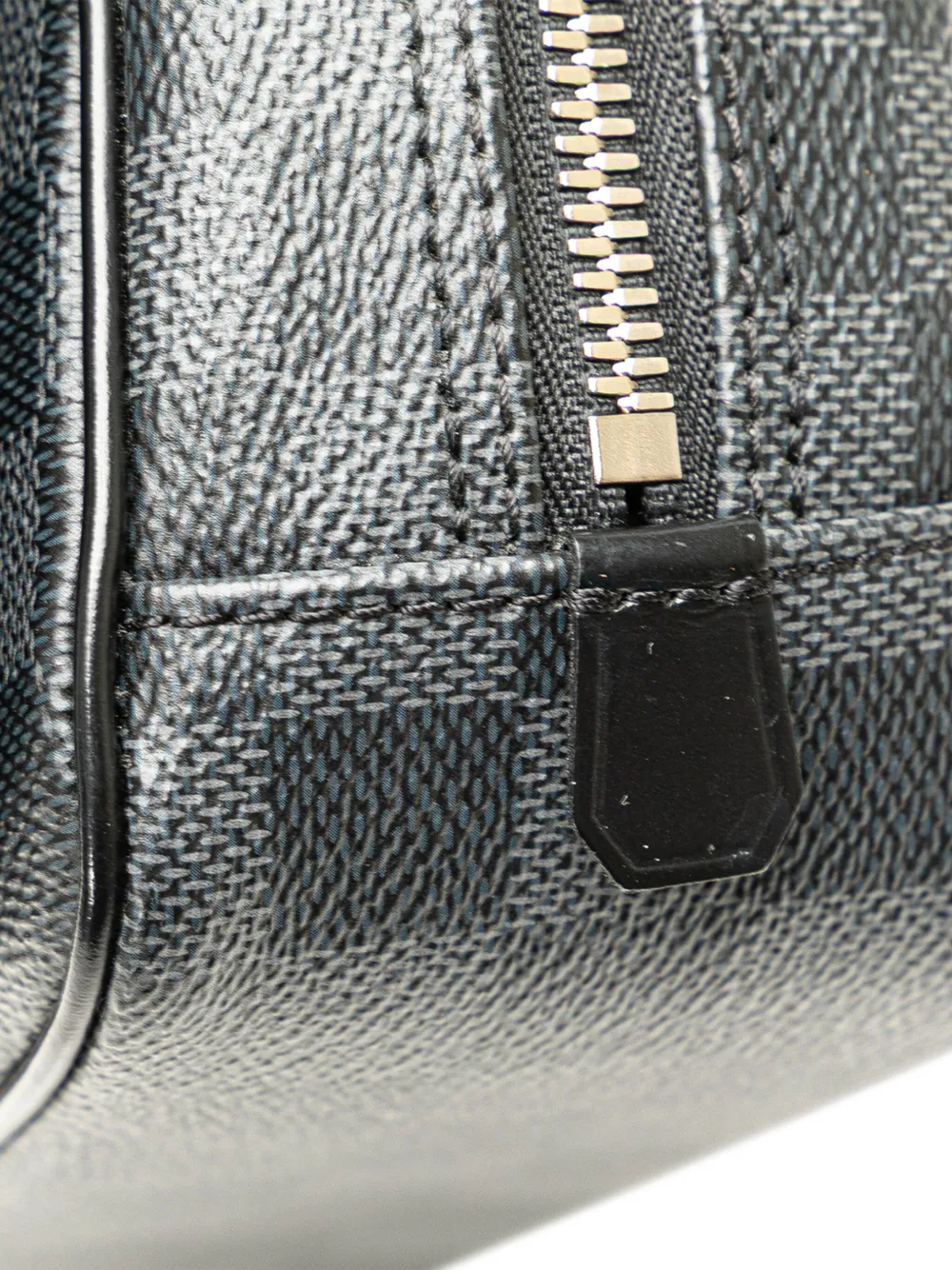 Pre-owned Louis Vuitton 2016 Damier Graphite Hanging Toiletry Kit Pouch