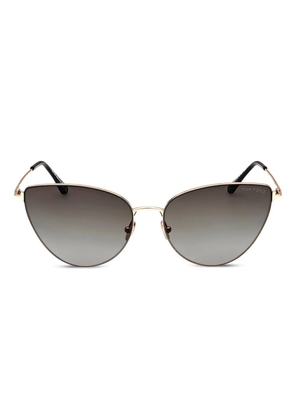 TOM FORD Eyewear Zonnebril met cat-eye montuur Zwart