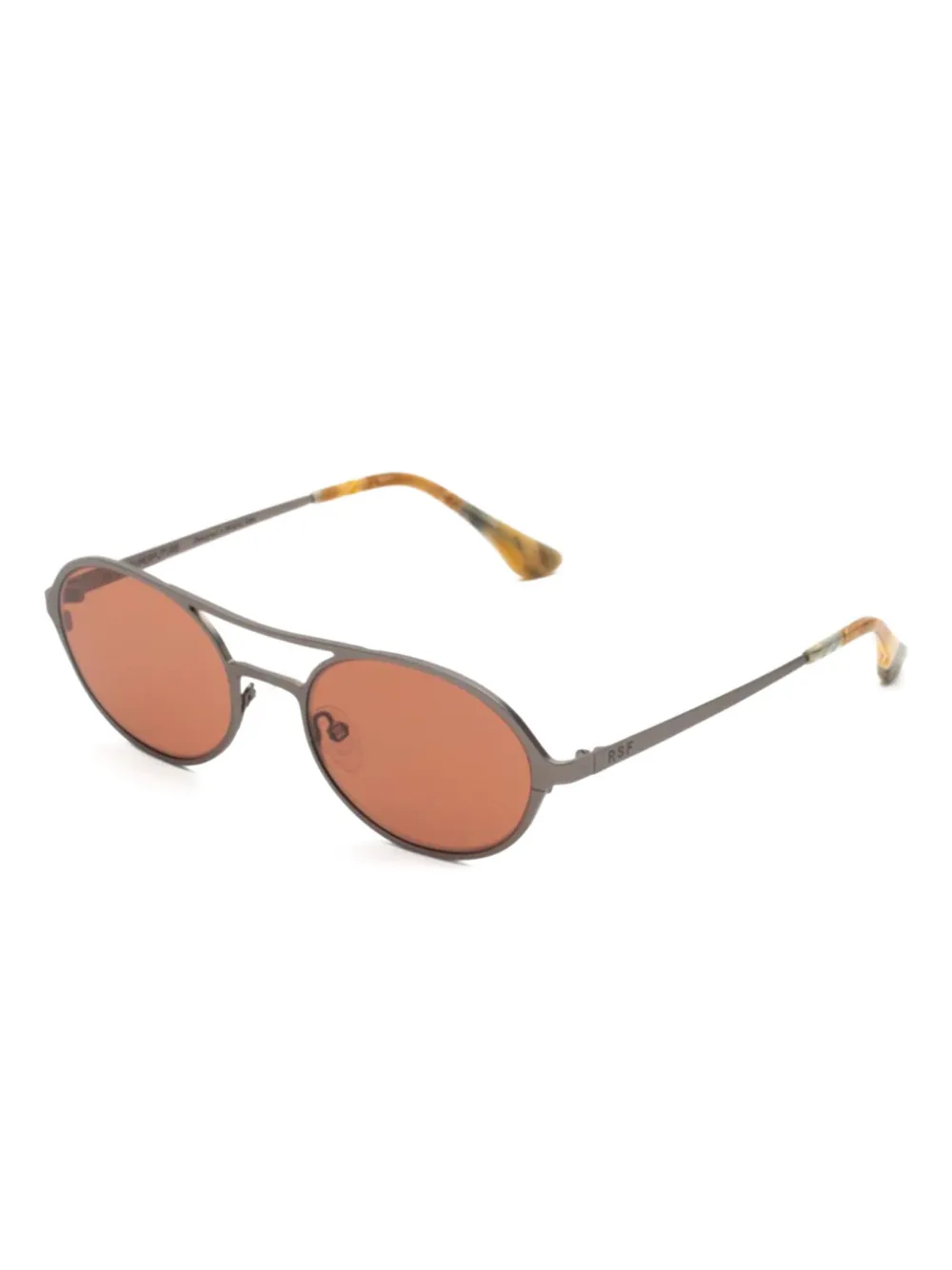 Retrosuperfuture Bird Boogie round-frame sunglasses - Grijs
