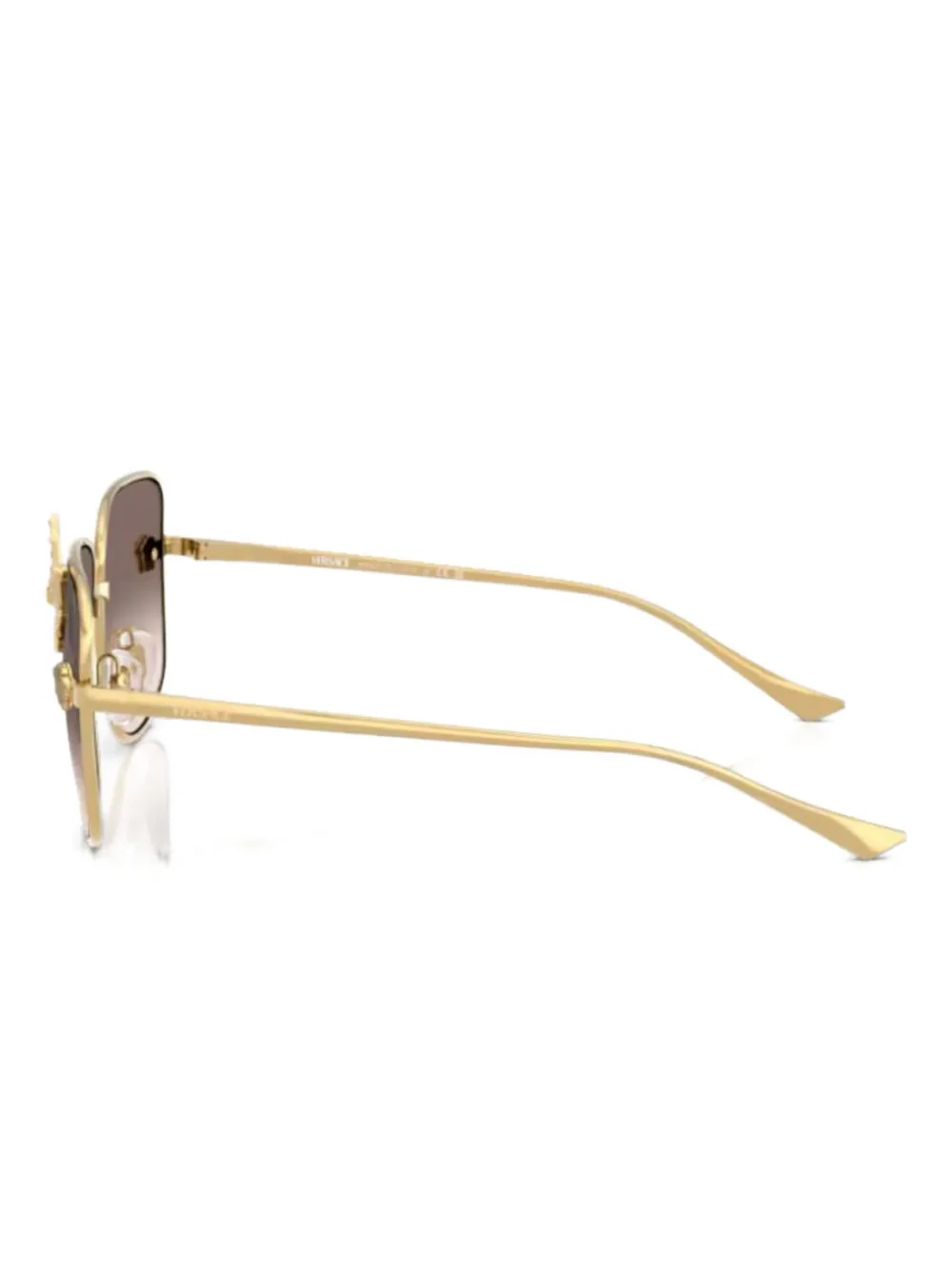 Versace Eyewear 2282 butterfly-embellished square sunglasses Goud