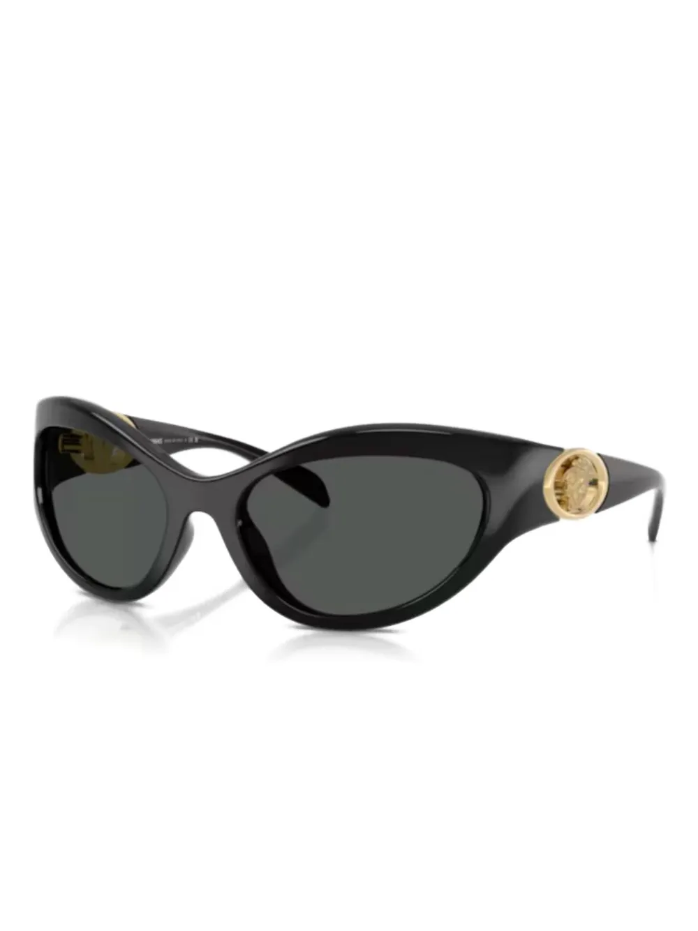 Versace Eyewear 4485 Medusa-embellished sunglasses Zwart