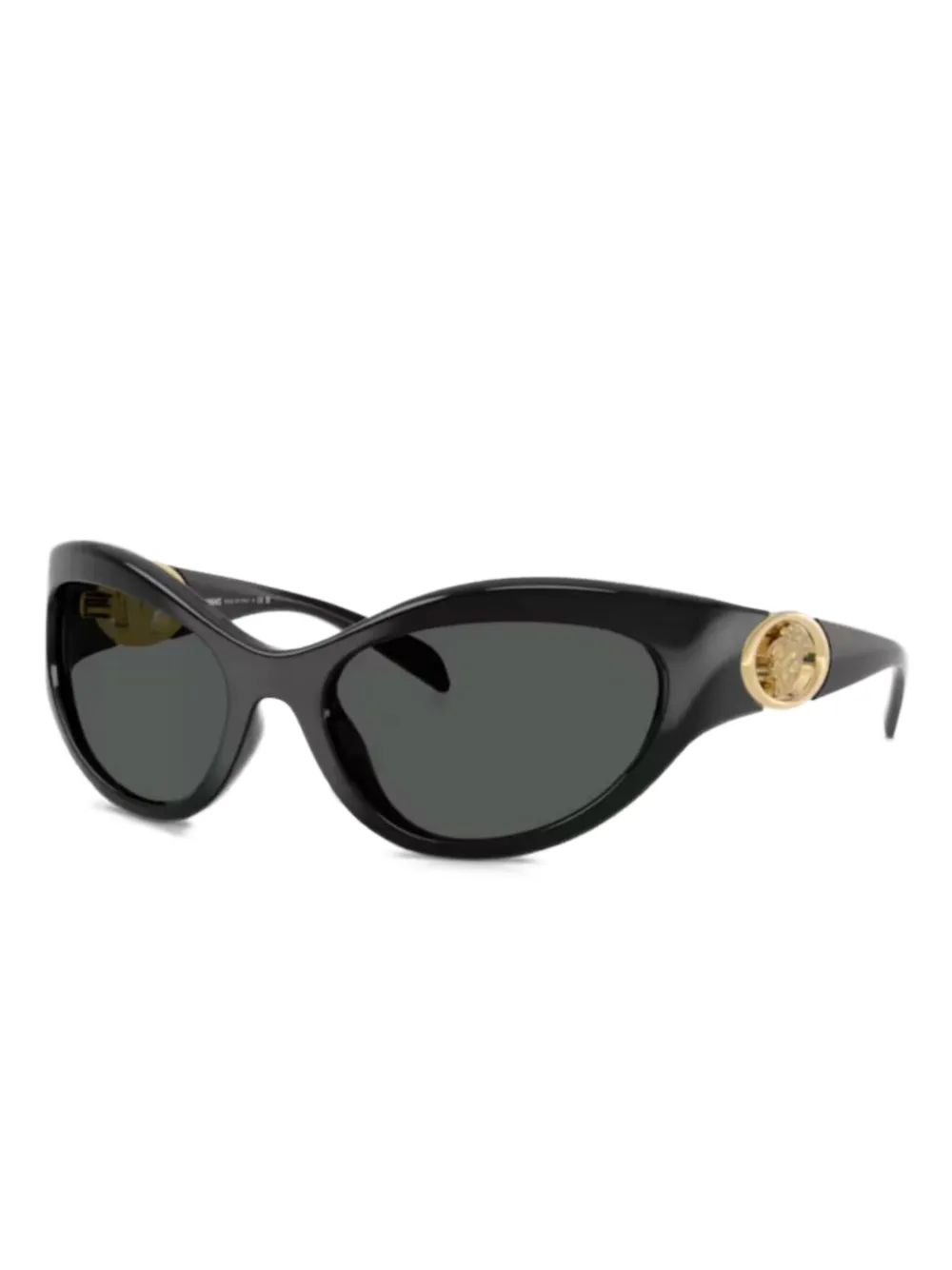 Versace Eyewear 4485 Medusa-embellished sunglasses Zwart