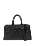 CHANEL Pre-Owned 2003 diamond-quilted handbag - Black