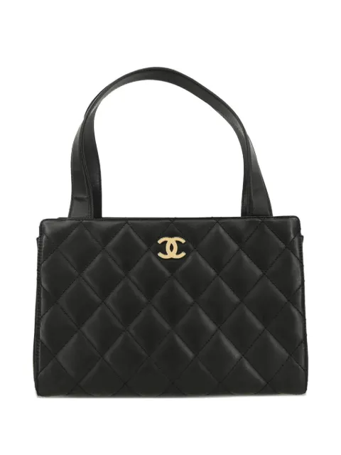 CHANEL Pre-Owned 2002 diamond-quilted handbag