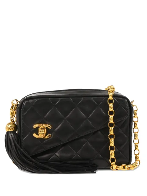 CHANEL Pre-Owned 1995 diamond-quilted crossbody bag