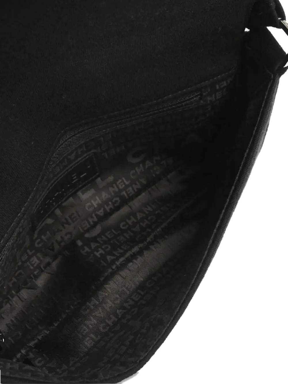 Pre-owned Chanel 2003 Ice Cube Shoulder Bag In Black