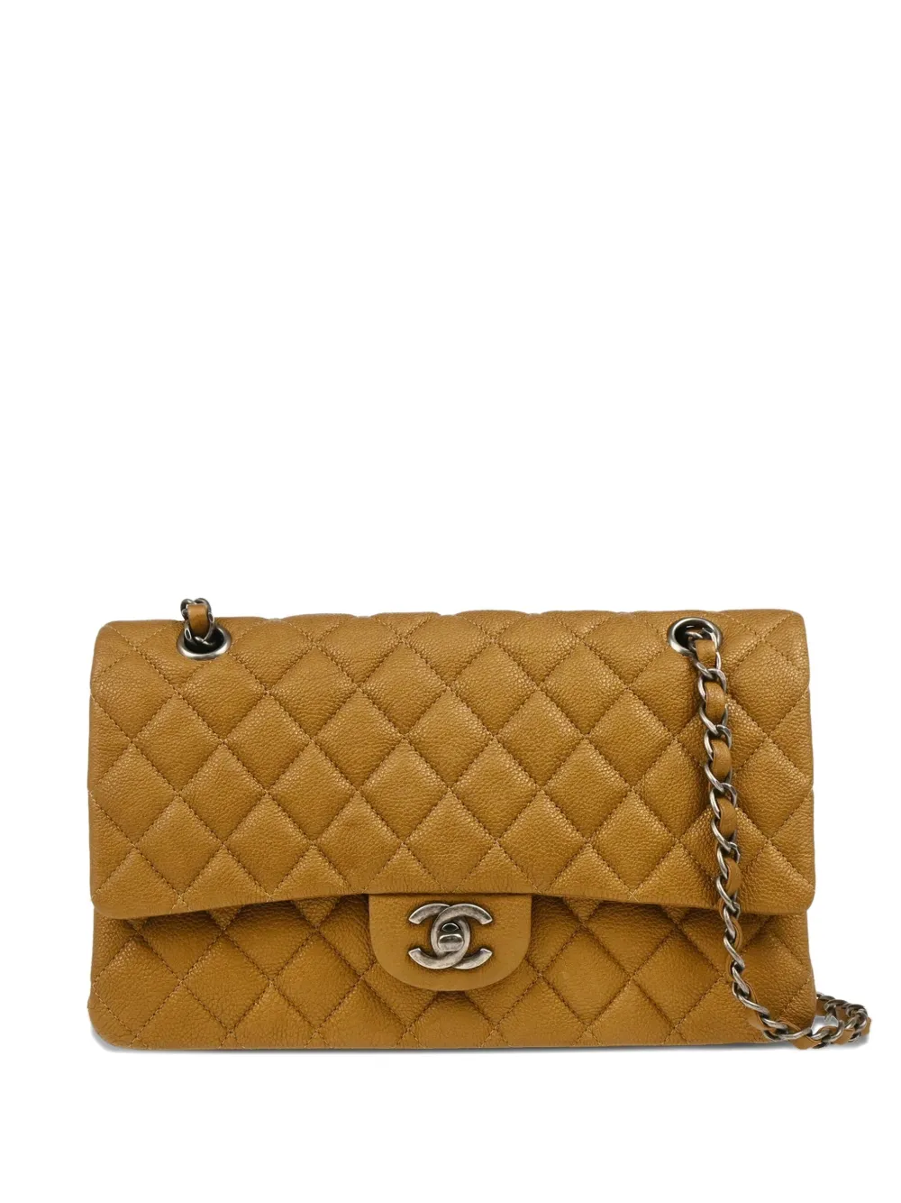 Pre-owned Chanel 2013 Medium Double Flap Leather Shoulder Bag