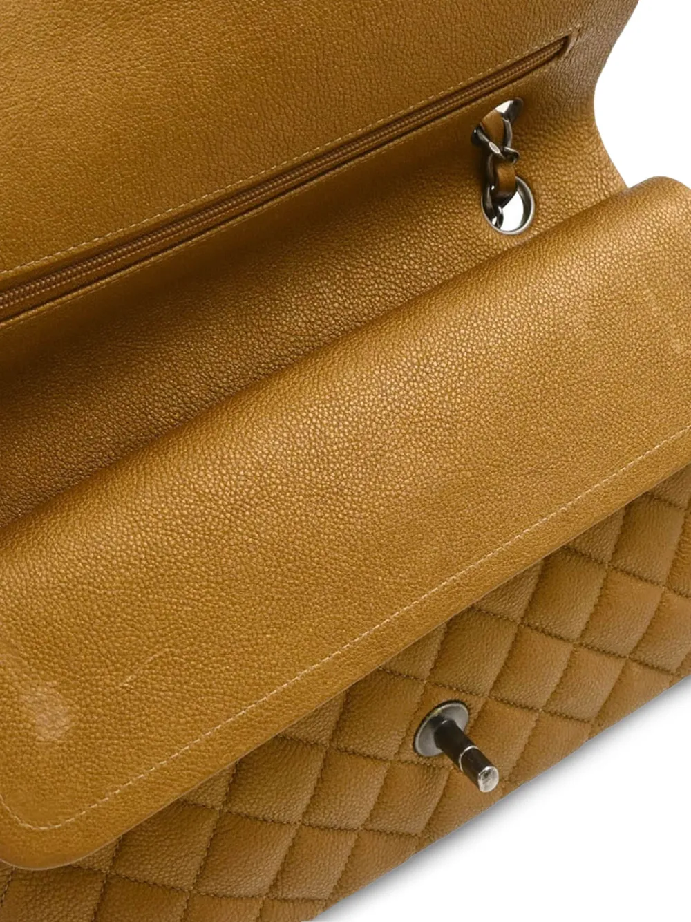 Pre-owned Chanel 2013 Medium Double Flap Leather Shoulder Bag