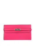 Hermès Pre-Owned 2013 Kelly leather wallet - Pink
