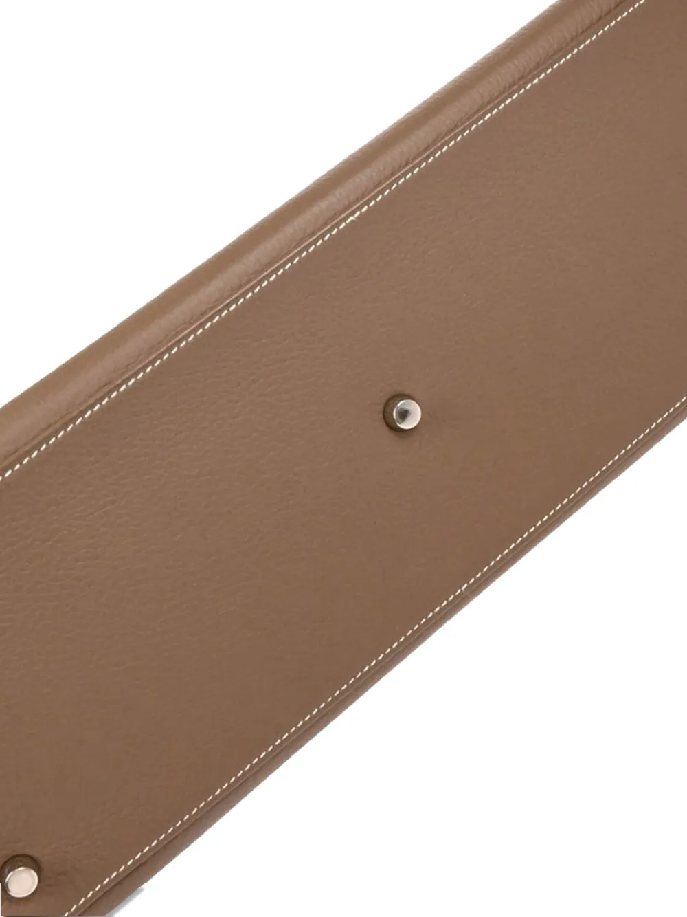 Pre-owned Hermes 2010 Kelly Leather Top-handle Bag In Brown