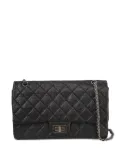CHANEL Pre-Owned 2009 2.55 Jumbo Double Flap shoulder bag - Black