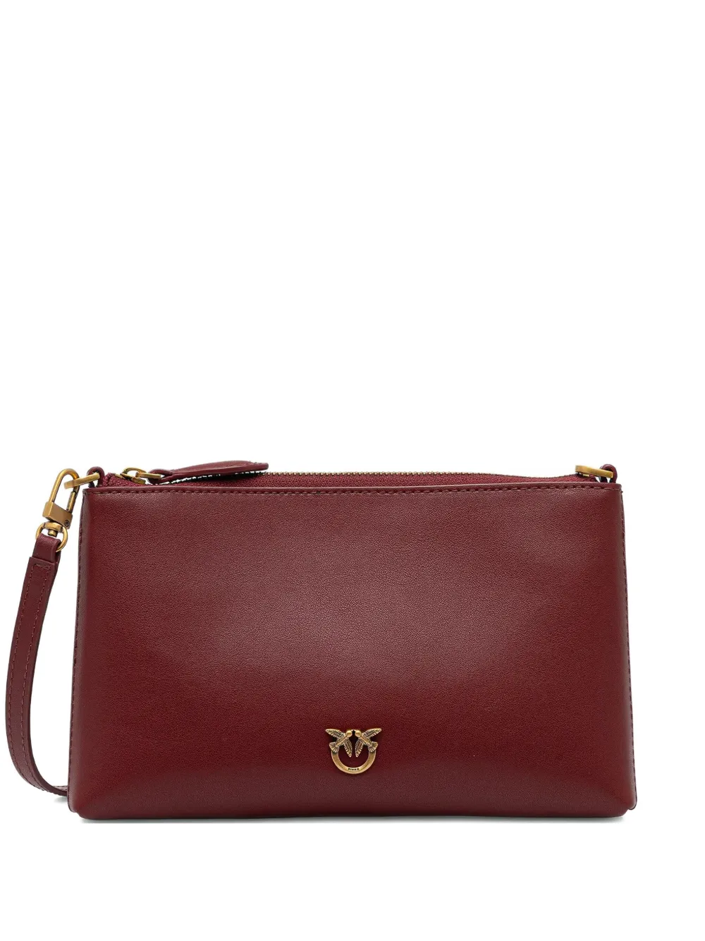 small Spotted zip-top logo cross body bag