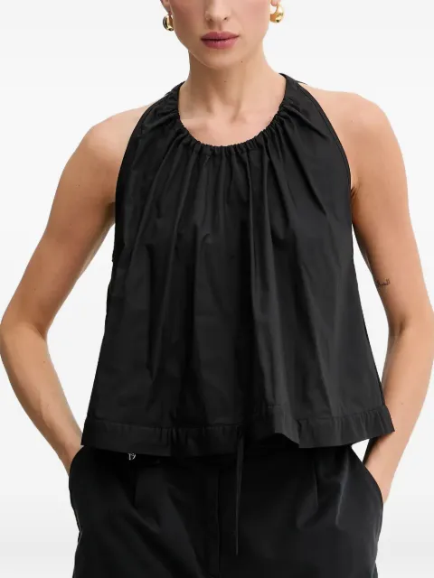 PINKO gathered-neck sleeveless top