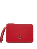 PINKO small zip-fastening clutch bag - Red