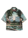 AMIRI short sleeve shirt - Blue