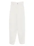 Emporio Armani fluid trousers - White