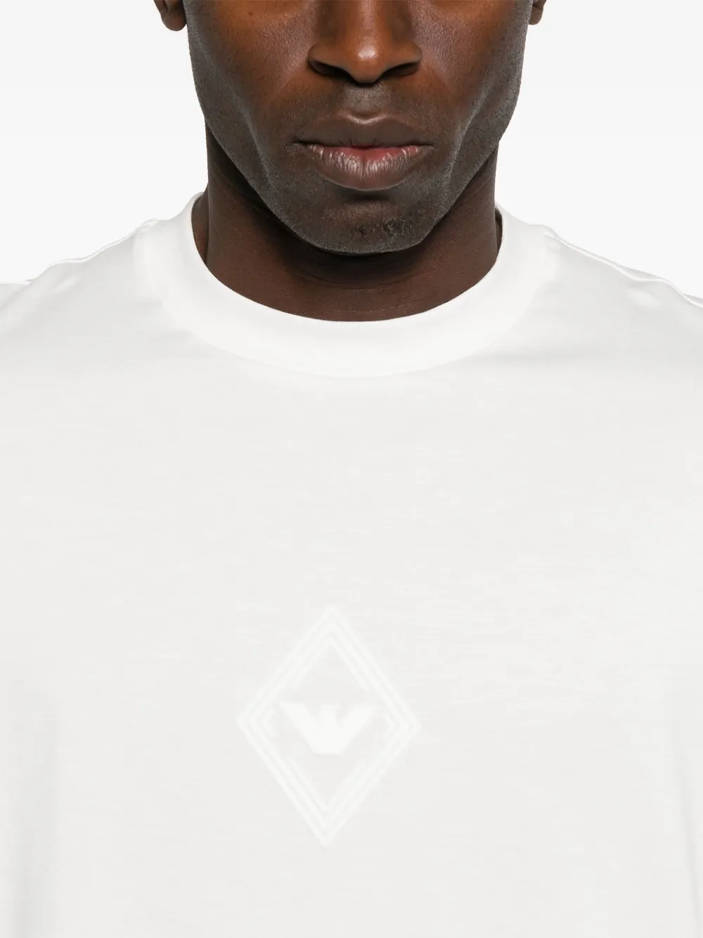 Emporio Armani logo-print T-shirt Wit