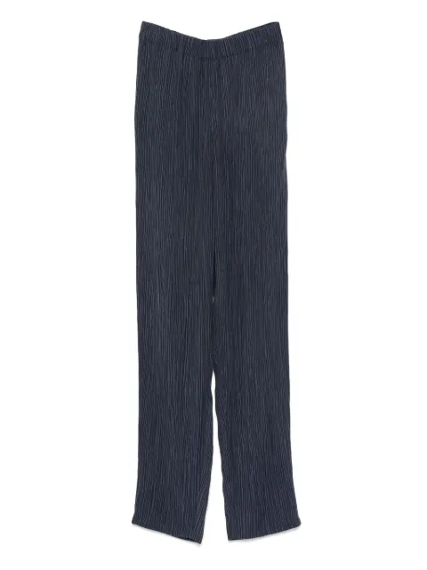 Emporio Armani plissé-effect trousers