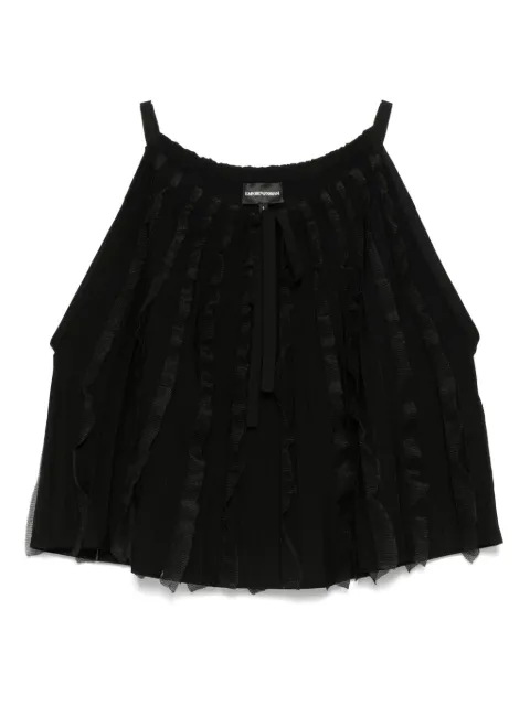 Emporio Armani ruffled top