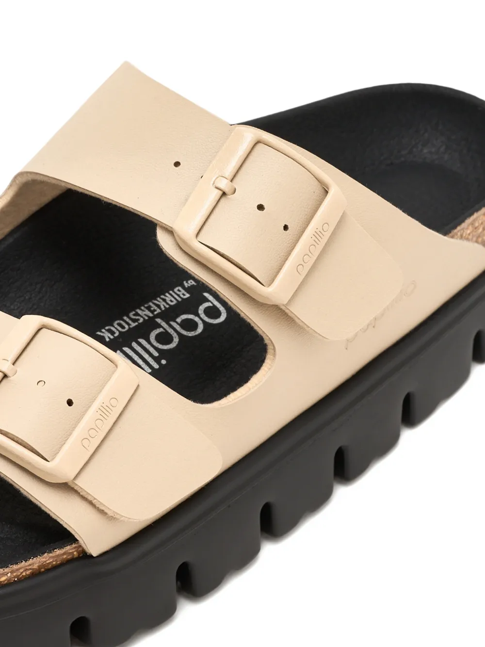 Birkenstock Arizona Chunky Buckle Sandals In Neutral