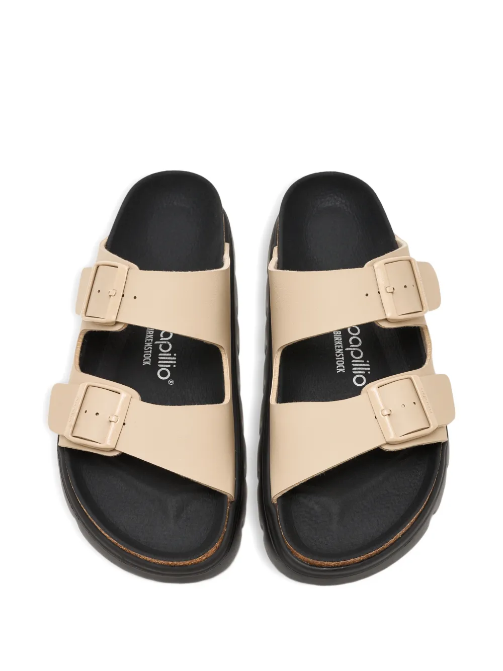 Birkenstock Arizona Chunky Buckle Sandals In Neutral
