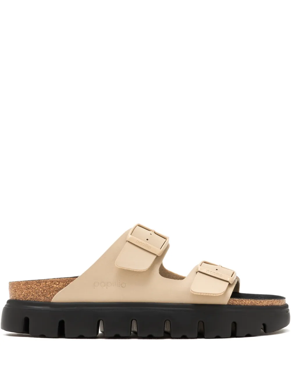 Birkenstock Arizona Chunky Buckle Sandals In Neutral