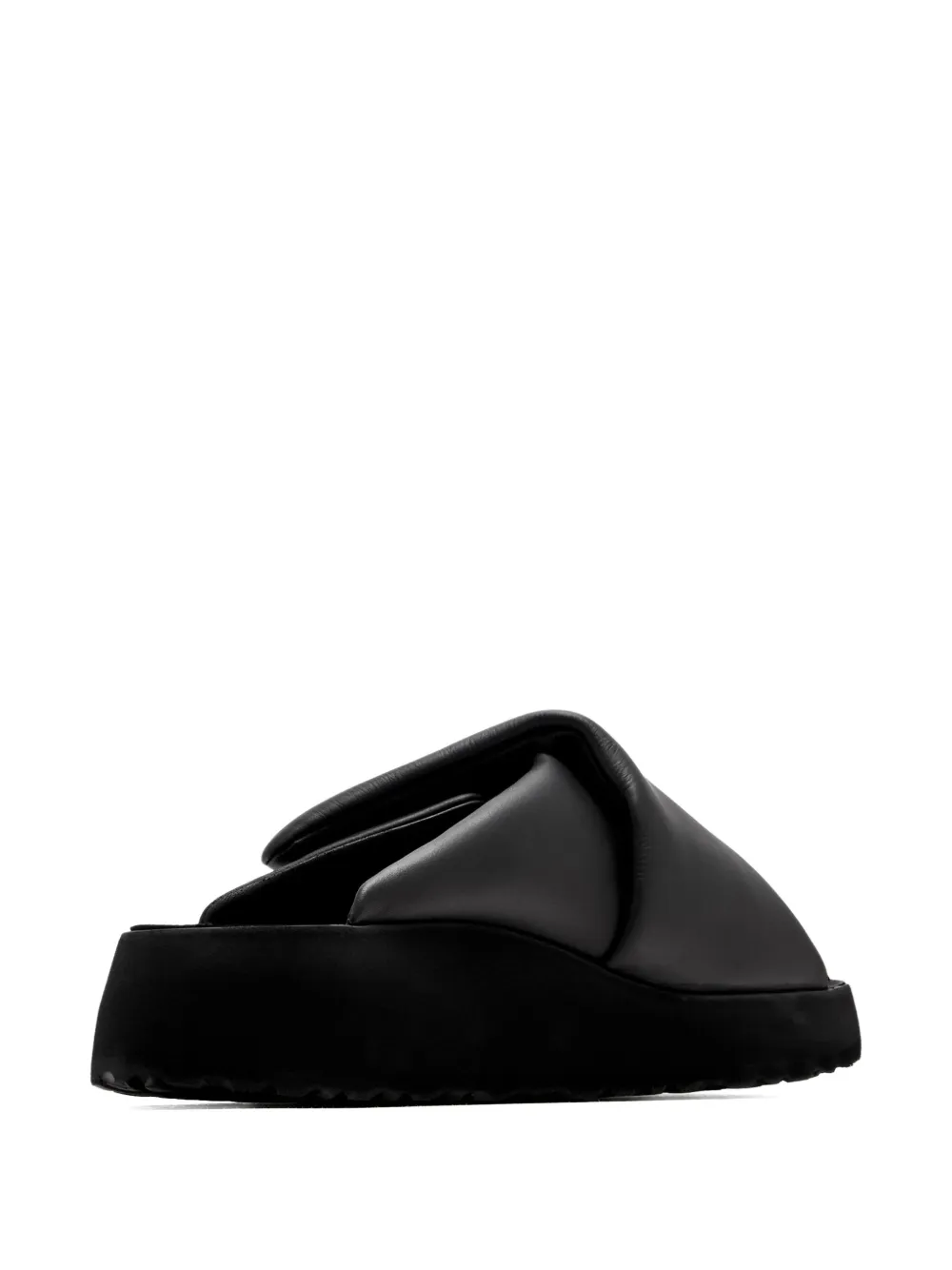 Birkenstock Theda Padded Cross-strap Platform Sandals In Black