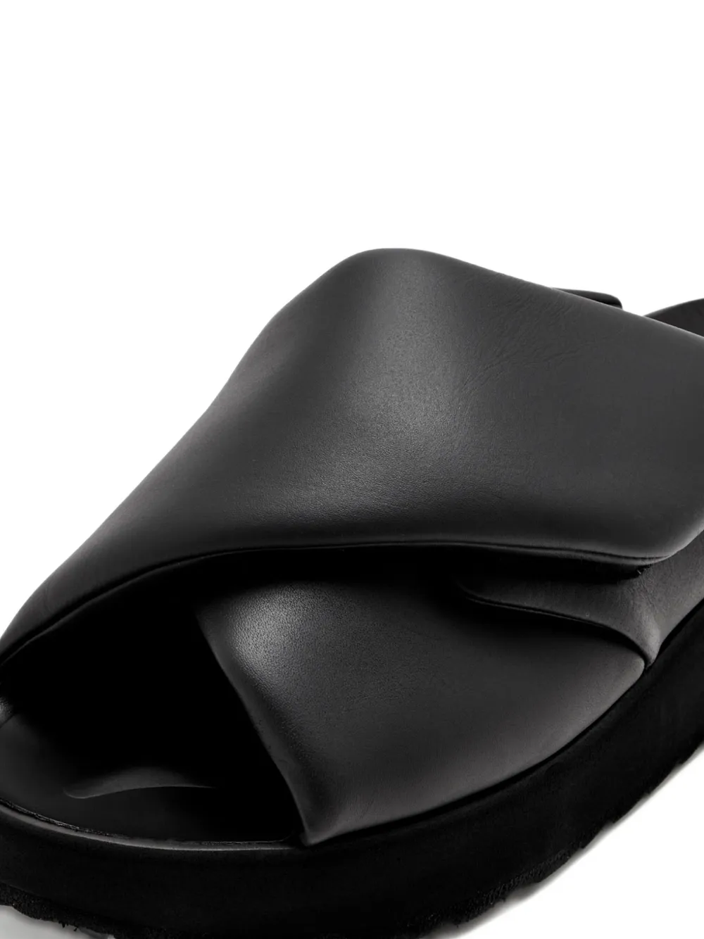 Birkenstock Theda Padded Cross-strap Platform Sandals In Black