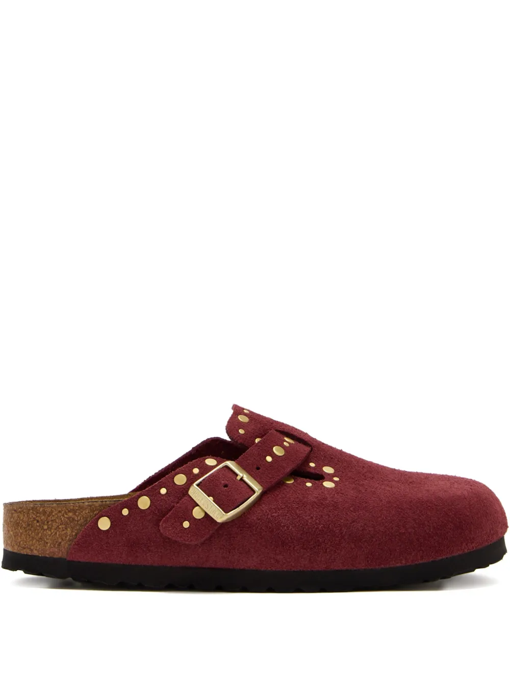Birkenstock Boston Rivets studded buckle clog - レッド Birkenstock Boston Rivets studded buckle clog - レッド