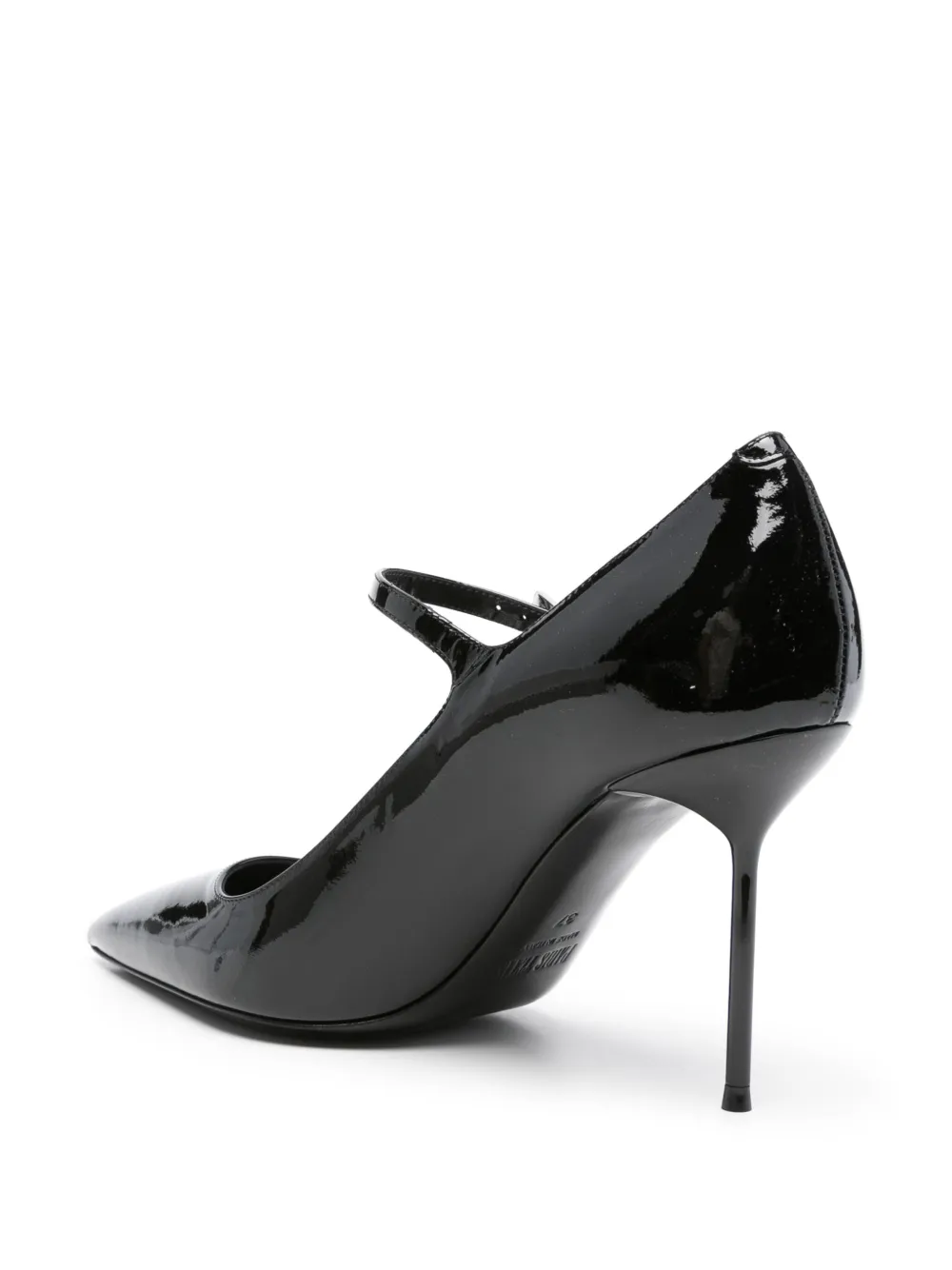 Paris Texas 90mm leather heeled pumps Black