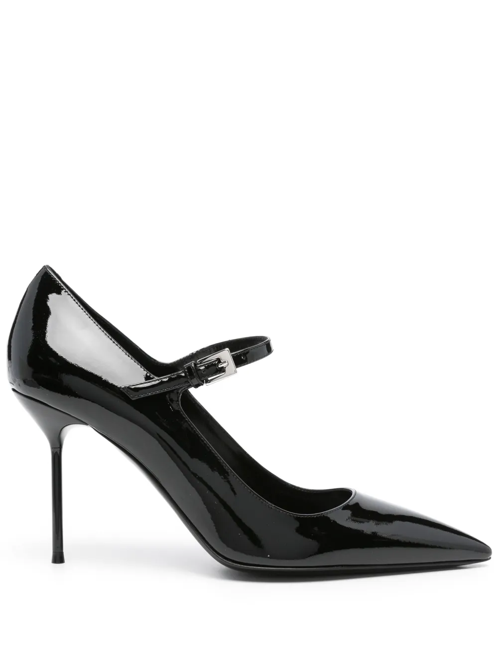 Paris Texas 90mm leather heeled pumps Black