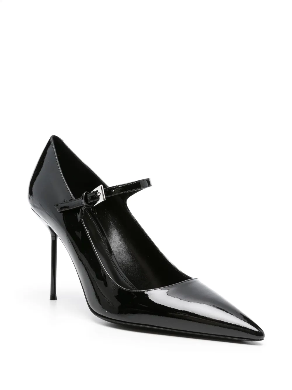 Paris Texas 90mm leather heeled pumps Black
