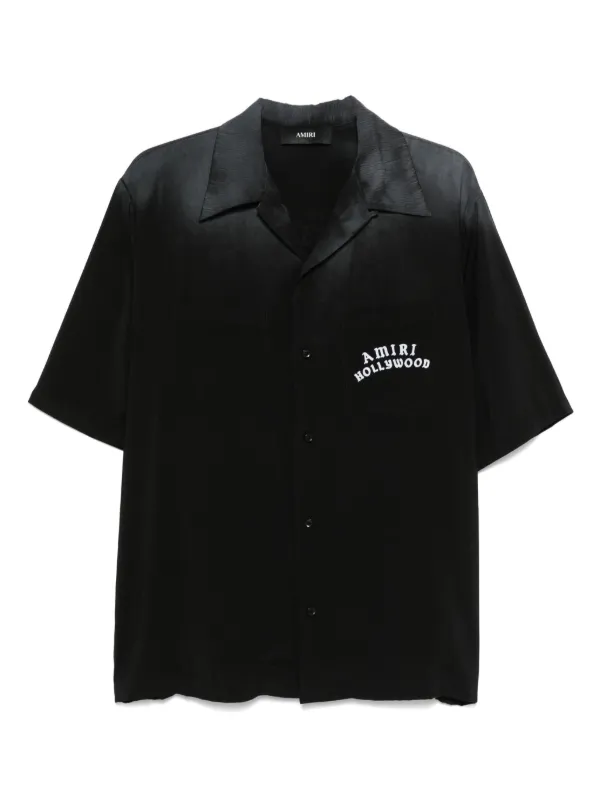 【AMIRI】 BOWLING SHIRT AMIRI PANTHER BOWLING SHIRT - Black | AMIRI