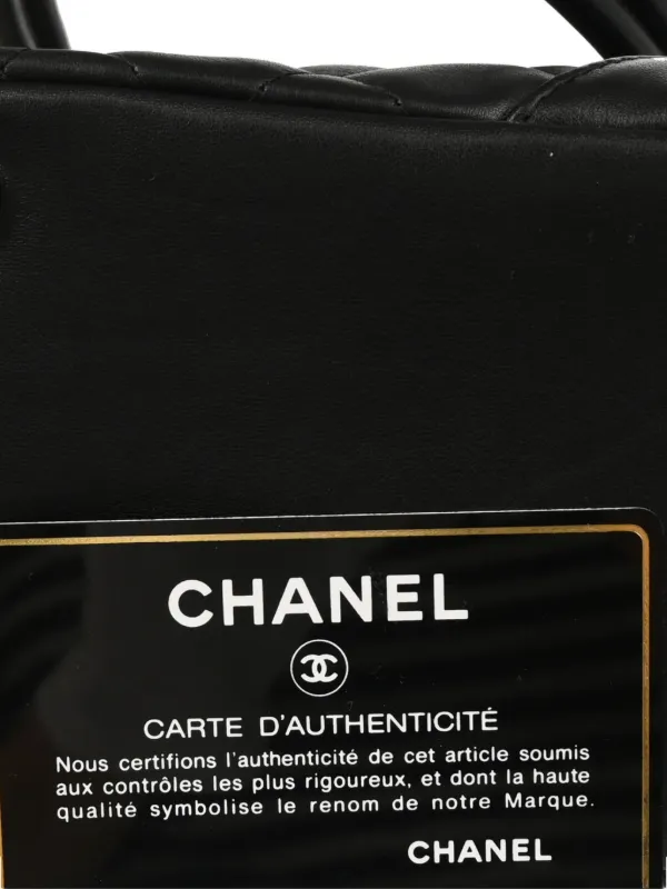 CHANEL Pre-Owned 2005 Cambon Ligne Tote Bag Black FARFETCH IN