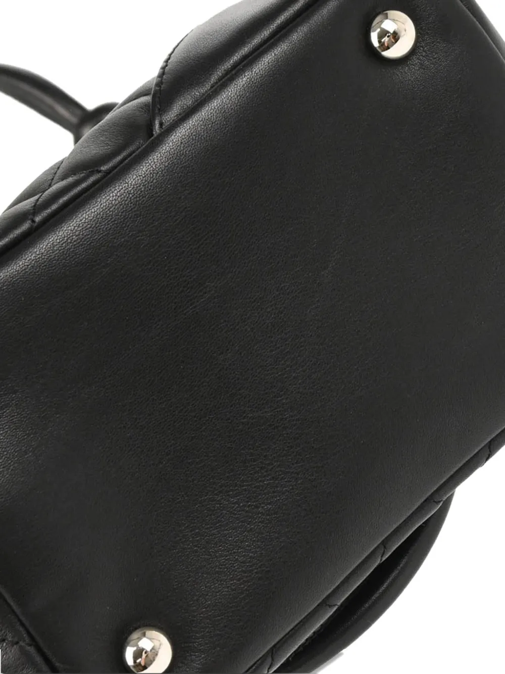 Pre-owned Chanel 2005 Cambon Ligne Tote Bag In Black