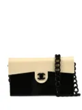 CHANEL Pre-Owned 2000s colour-block shoulder bag - White