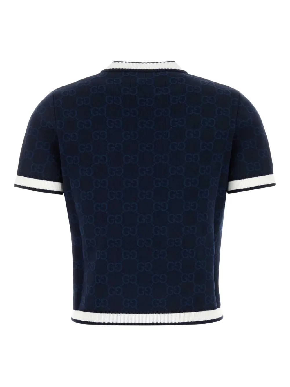 Gucci T-shirt met monogram-patroon Blauw
