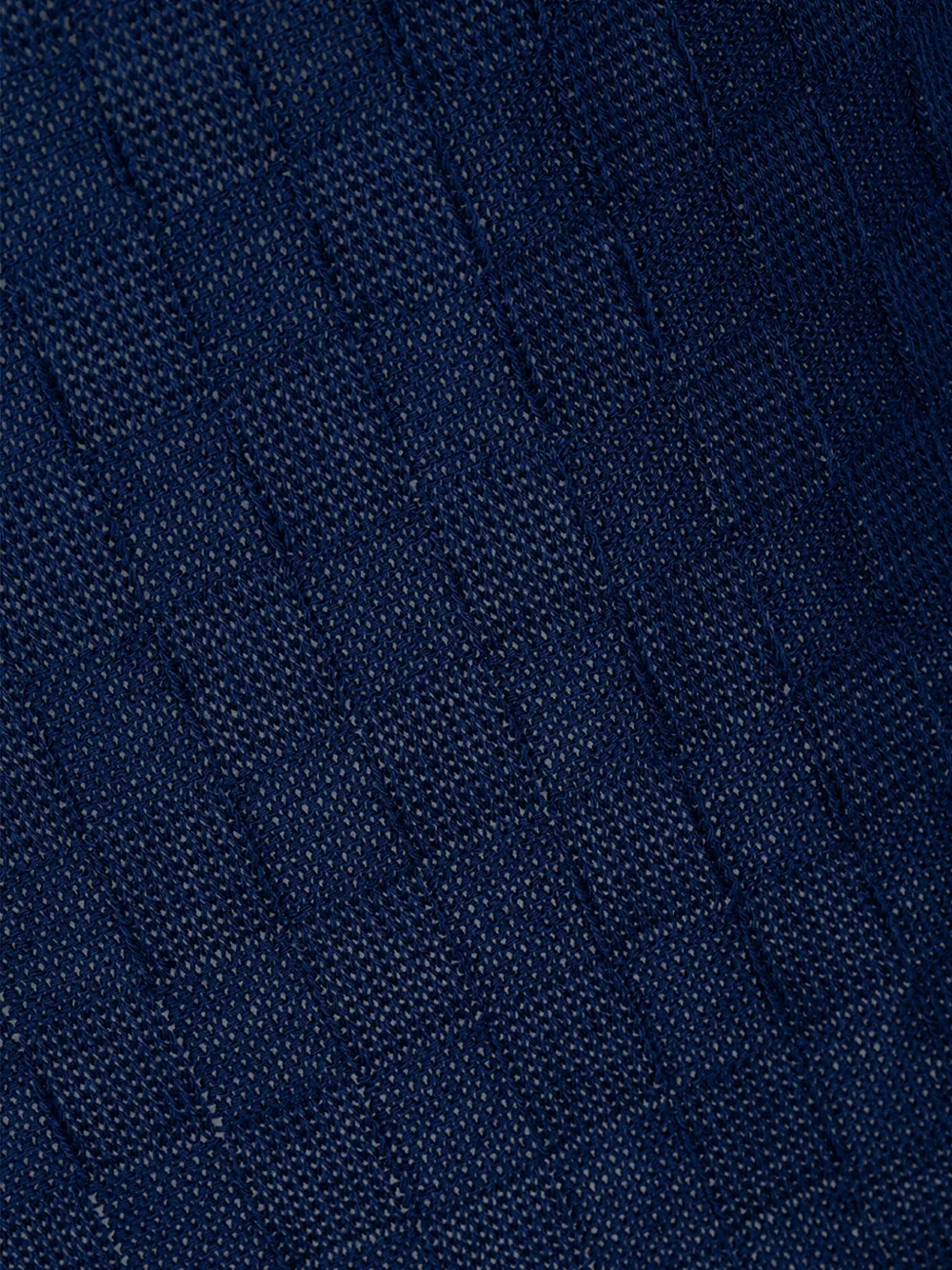 A Paper Kid Textured Polo Shirt In Blue