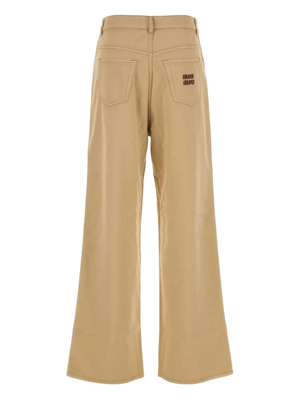 Miu Miu Pantalon - Beige