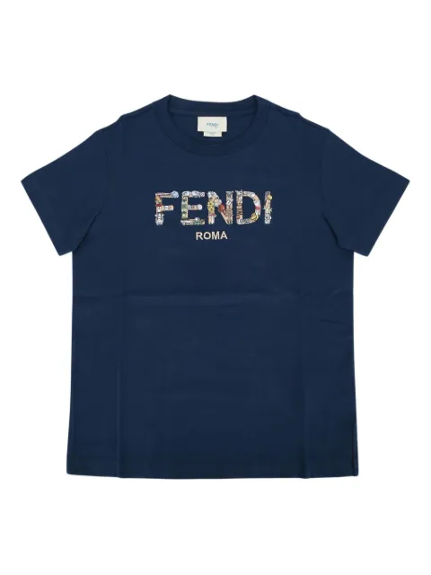 Fendi Kids logo-print T-shirt