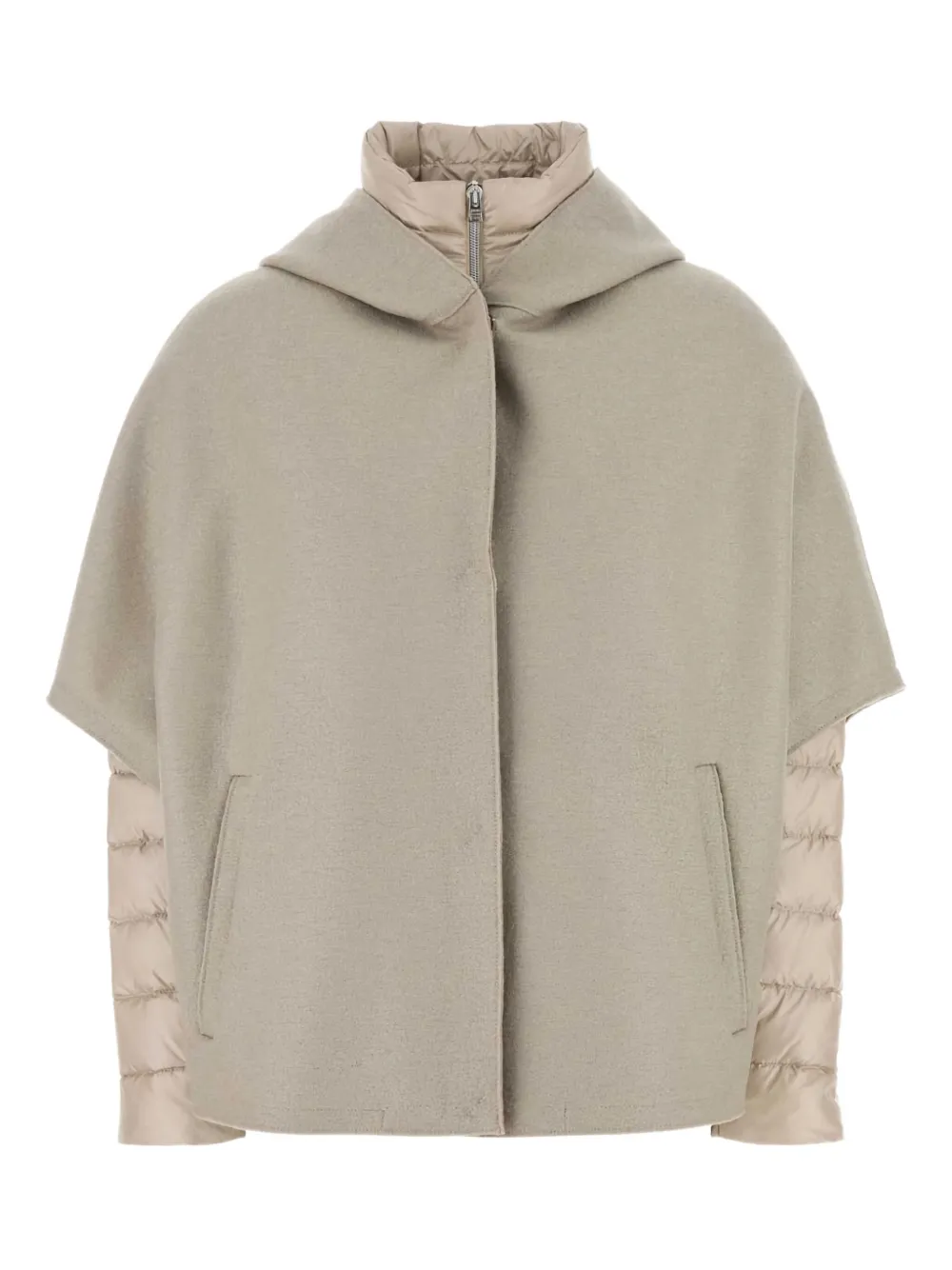 Herno cape-style padded jacket | Neutrals | Image 1