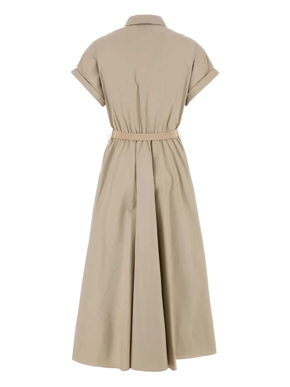 Miu Blousejurk met ceintuur Beige