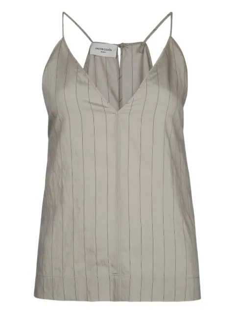 Jacob Cohën striped v-neck blouse