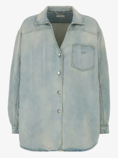 1989 STUDIO stone-wash denim shirt