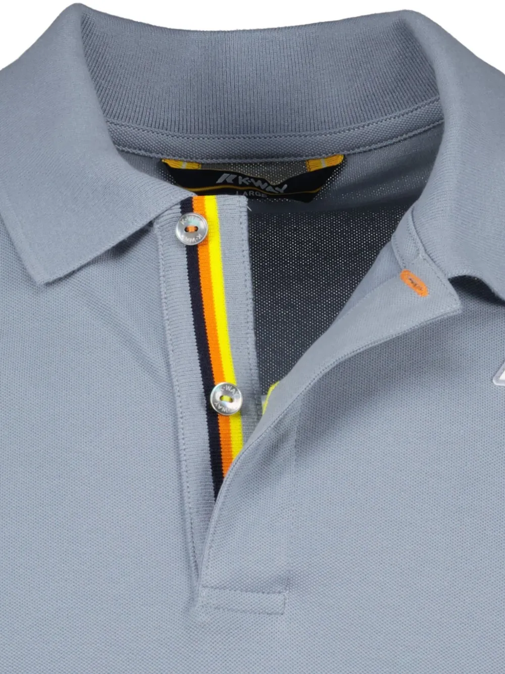 K-Way Katoenen poloshirt Grijs