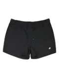 K-Way Hazel Beach logo-appliqué swim shorts - Black