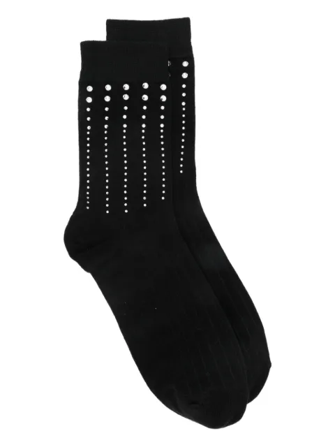 Maje crystal-embellished socks