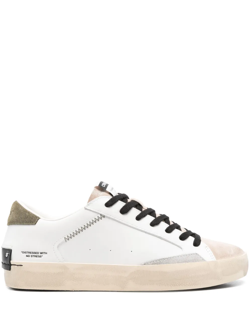 Distressed sneakers