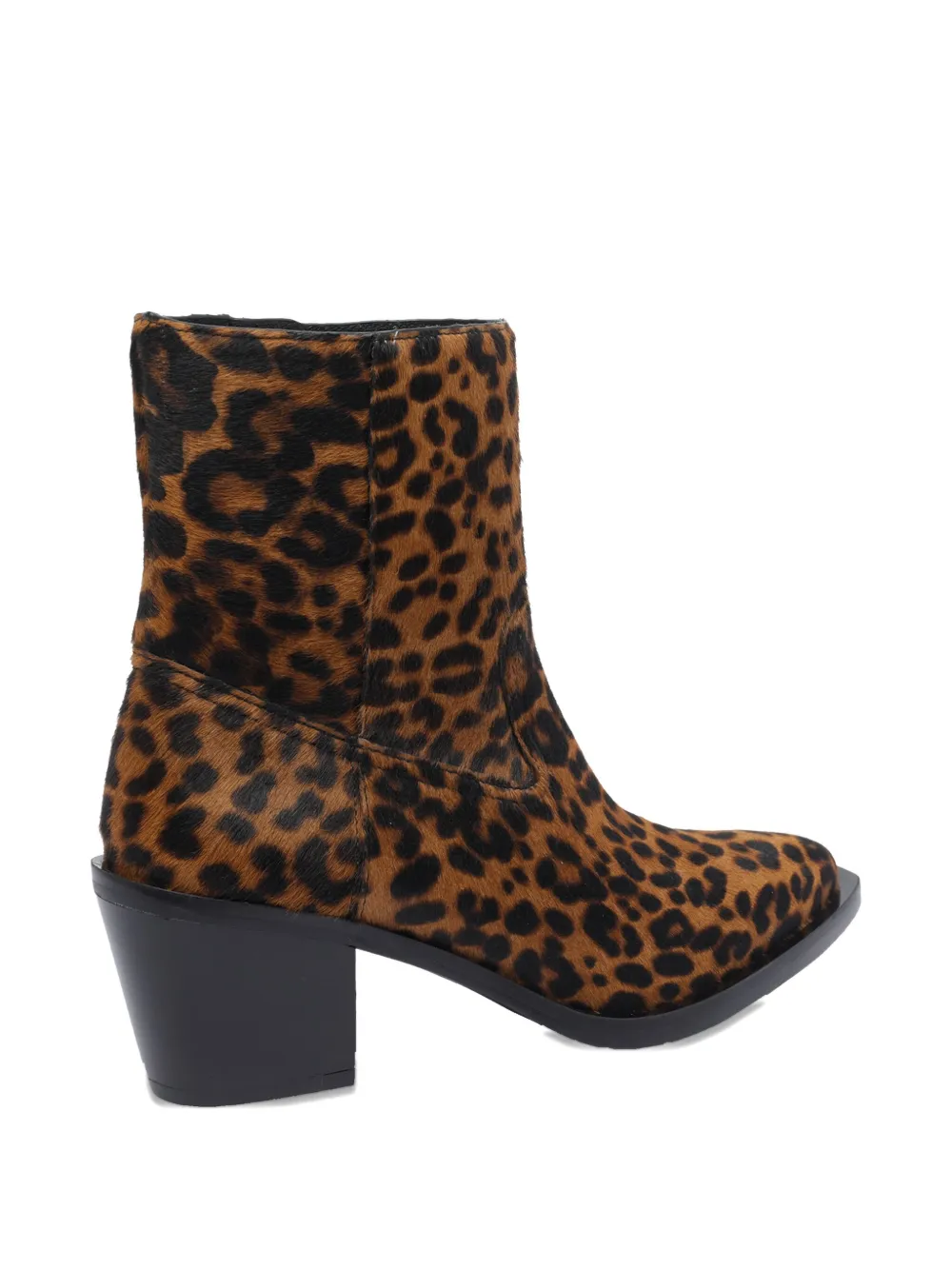 Stuart Weitzman 70mm leopard-print ankle boots Brown