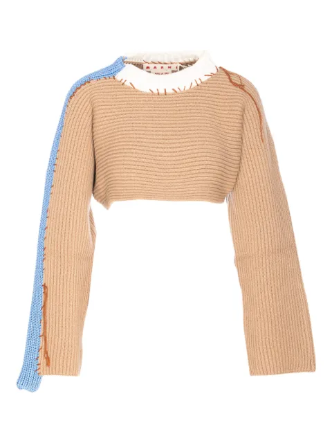 Marni jersey corto asimétrico